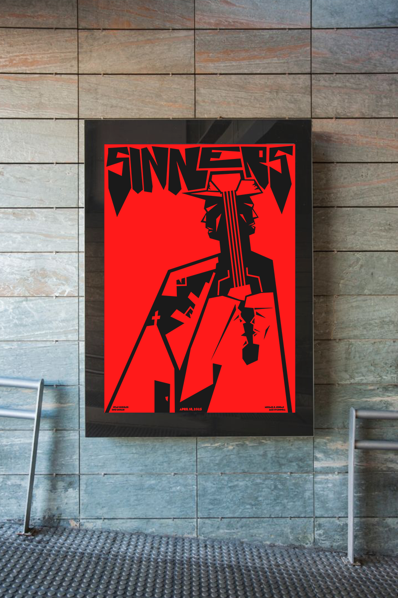 Sinners Poster Mockup